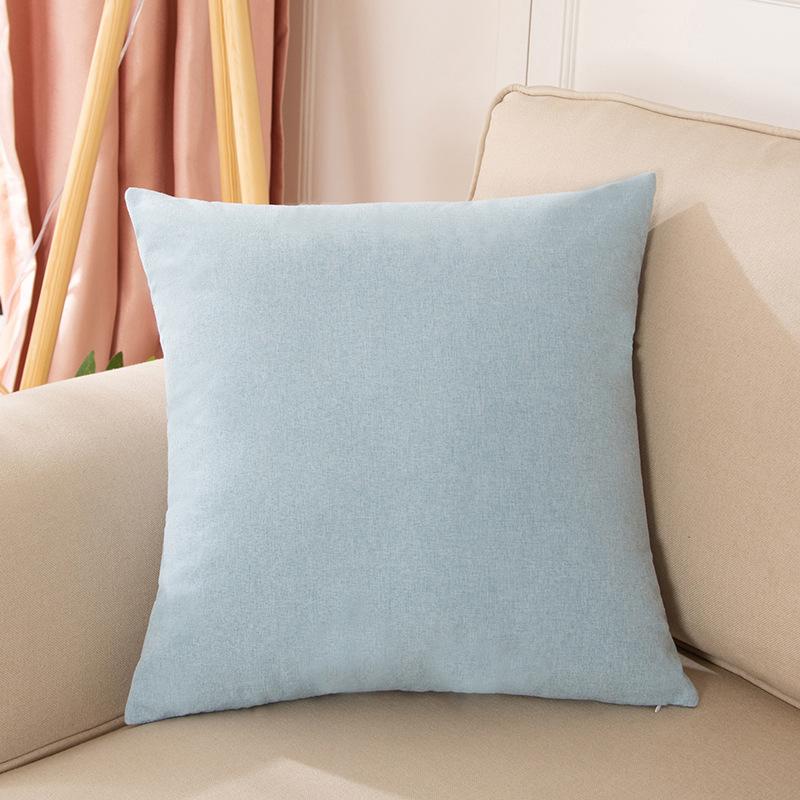 Cotton Pillow Cover Sofa Cushion Bedside Large Waist Pillow Bedside Rectangular Nordic Small Lumbar Support Pillow Pillowcase