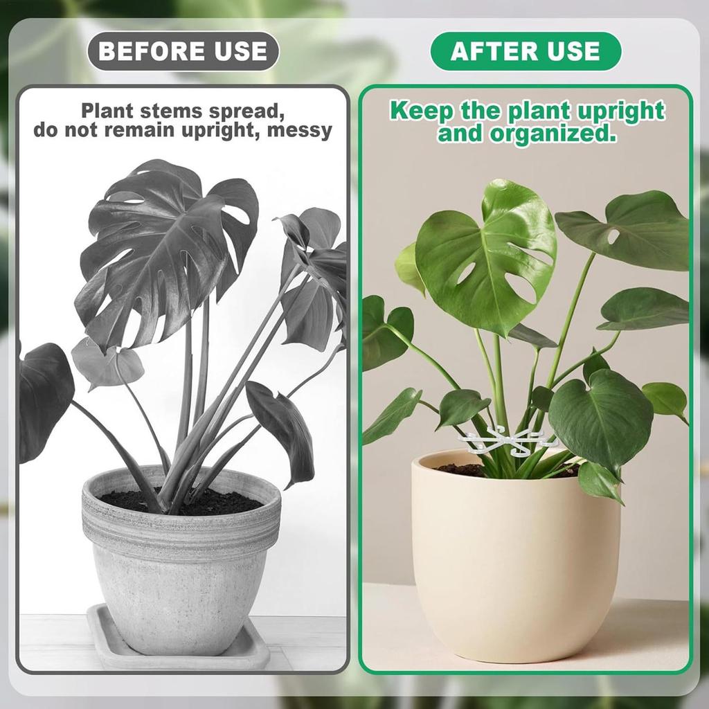 Plants Stem Support Plastic Trellis Easy Installation Vine Plants Trellis  Adjustable Reusable Holder Protective Plant Stabilize