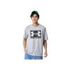 Under Armour Big Logo Graphic Sport Casual Crew Neck Short Sleeve T-Shirt Men Tops Grey 1361673-011