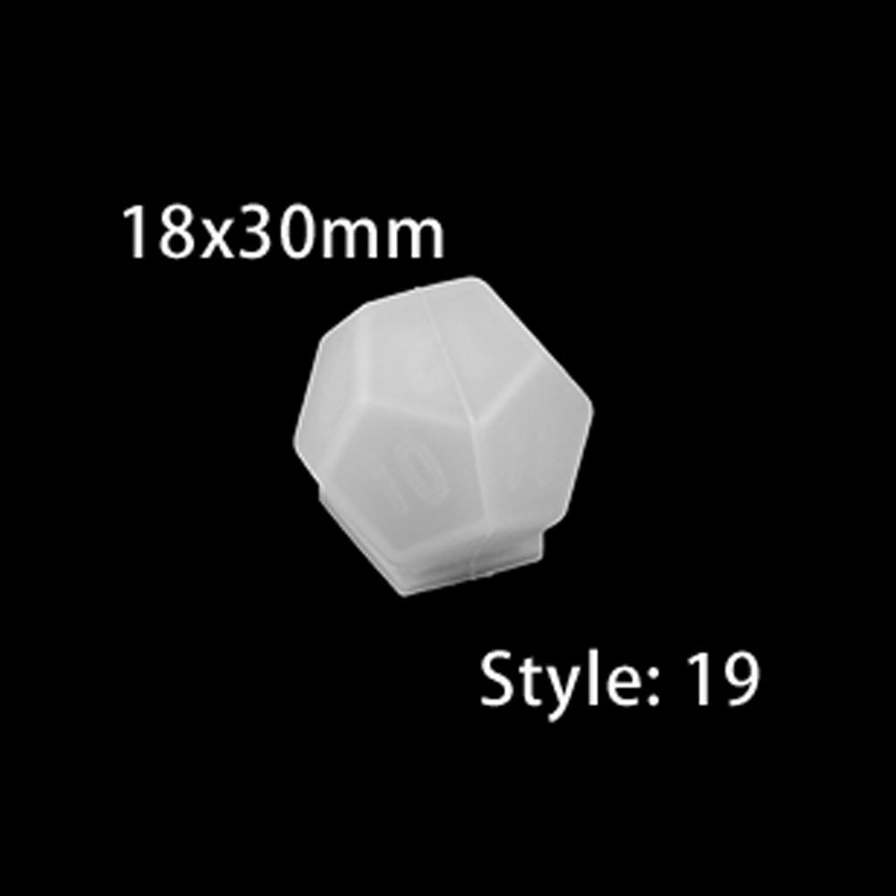 19 tvarů nepravidelných kostek formy na epoxidovou pryskyřici kostky formy na pryskyřici se sušenými květinami silikonová forma výroba DIY pro digitální hru s více specifikacemi