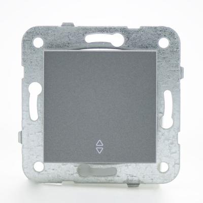 Two-way Switch - VIKO - Smoked - Mechanism + Button - Recessed - Automatic Terminals