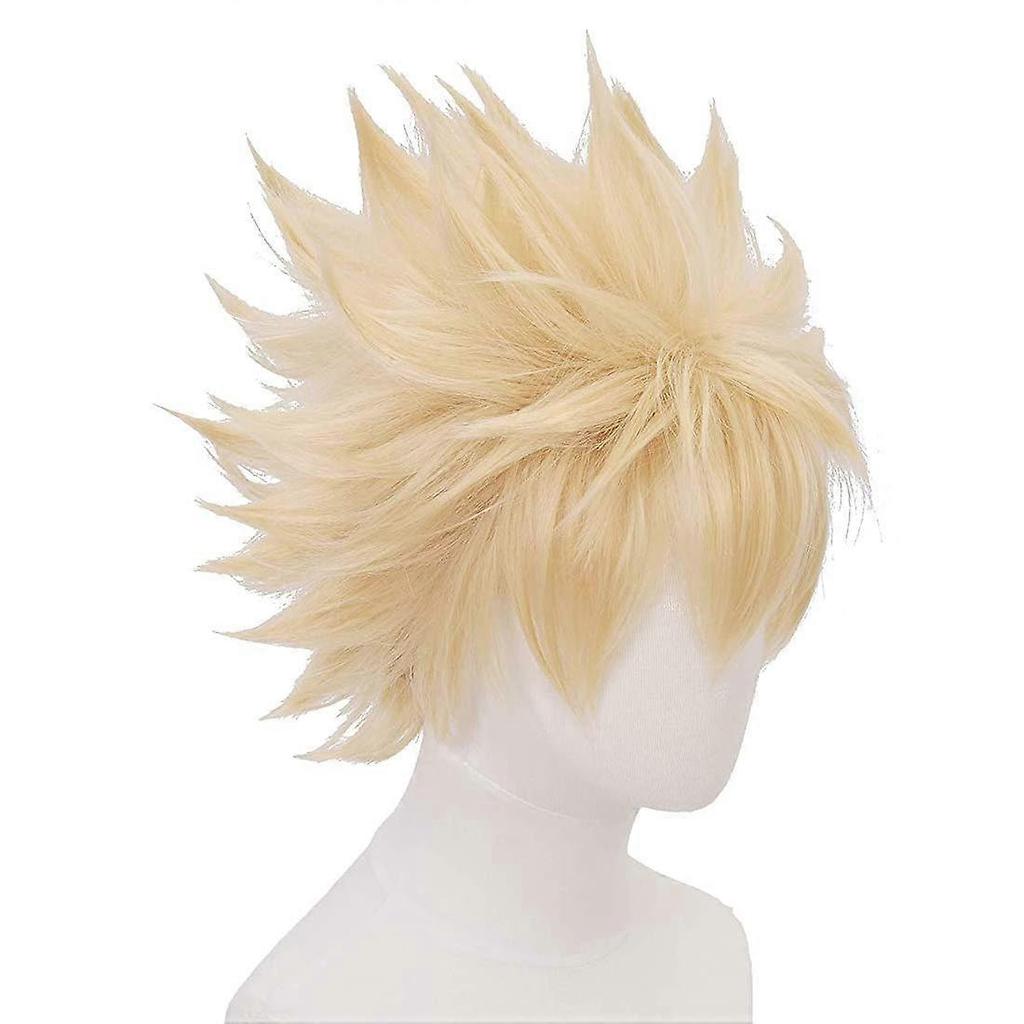 Wig Heat Resistant Synthetic for Anime-Fans Cosplay Bakugou Katsuki