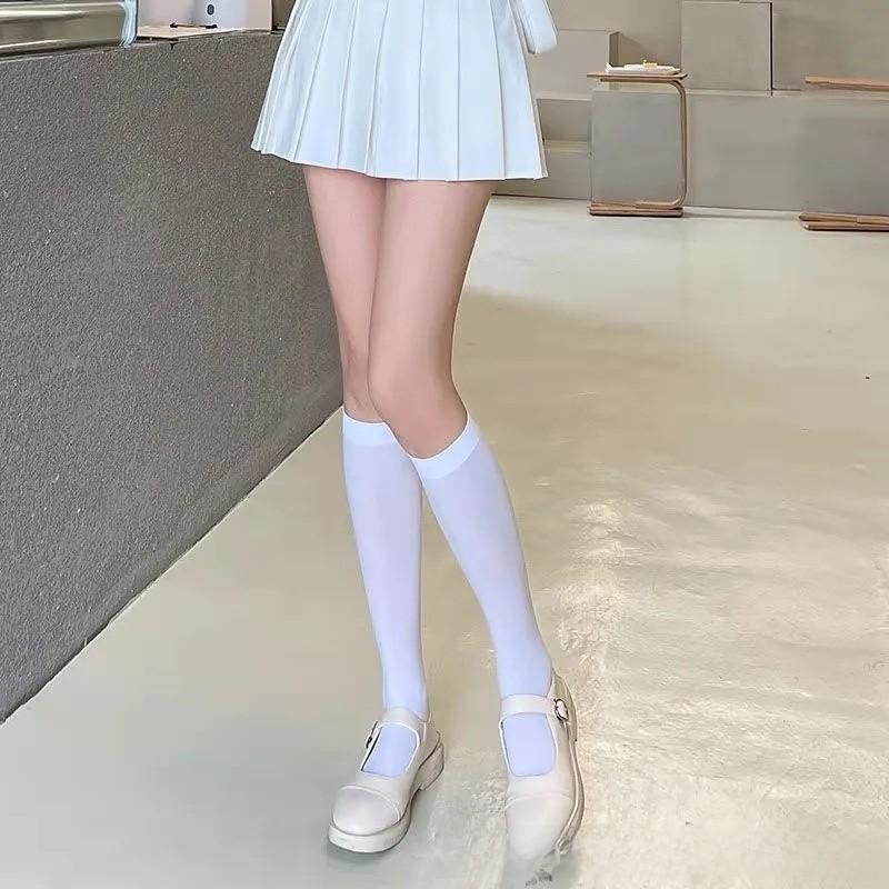 Dudu Socks Women Mid Calf Thin Summer Breathable Antibacterial For Teens And Adults