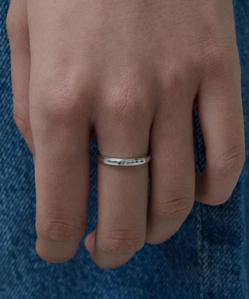 Baradu 925 Forever Slim Ring - Stone