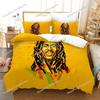 3D Print Bob Marley Duvet Cover Sets Music Legends Jamaica Singer Comfortable Bedspreads Queen King Size Polyester Bedding Sets9