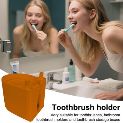 Portaspazzolino Elettrico Supporto a Parete Coperchio Forte Portata Semplice Installazione Organizzatore Portaoggetti a Muro per Spazzolino da Denti per Bagno