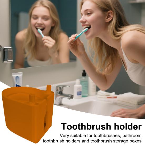 Electric Toothbrush Holder Wall Mount Shroud Strong Load-bearing Simple Installation Toothbrush Wall-Mounted Storage Organizer for Bathroom