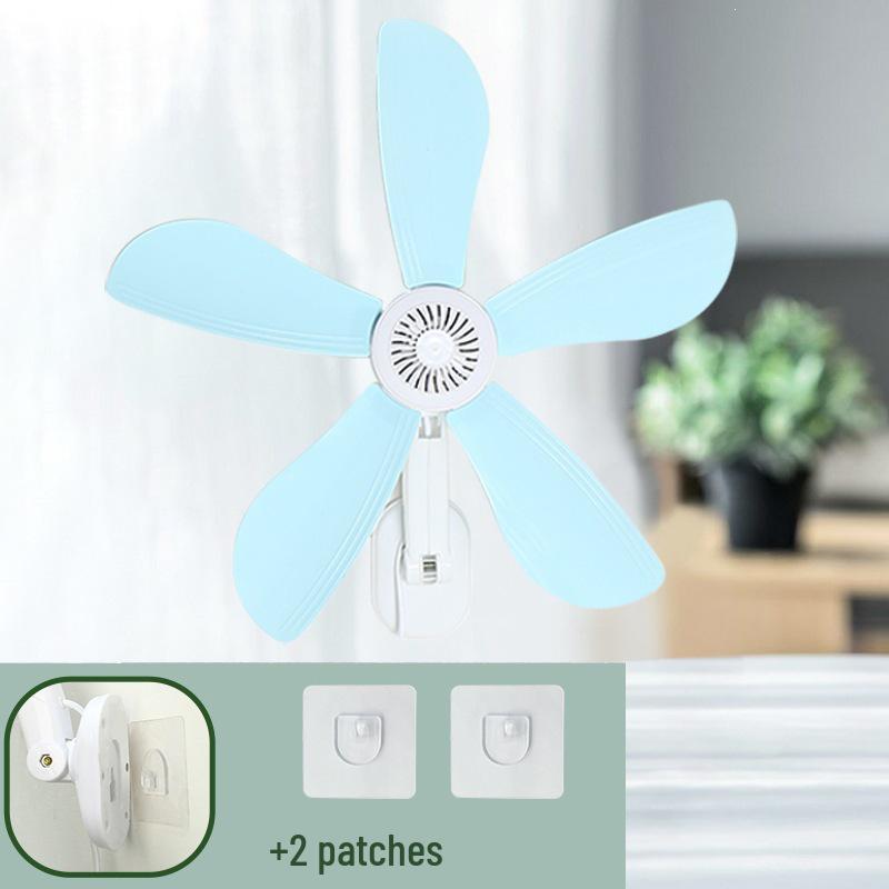 Quiet Wall-Mounted Mini Fan for Dorm, Bedroom, Kitchen, and Bathroom