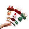 Christmas Hair Accessories Santa Claus Hair Clips Ties Brooch Kit Christmas Party Decoration New Year Kids Girls Gift Xmas Tree