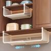 Wall Mounted Pull Out Storage Rack Under Shelf Storage Wall Wardrobe Storage Hanging Net Basket Metal Net Large Capacity