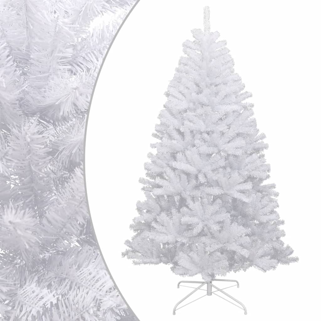 Artificial Christmas Tree Foldable Snow Frosted 120 cm