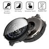 Vidrio+Funda para Amazfit Balance 2 Protector de Pantalla de Vidrio Templado y Parachoques Protector de PC Duro para Accesorios de Amazfit Balance2