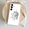 Phone Case For Samsung S24,30,21,22,23,20 FE,lite,PIus,Ultra,5G,Note,9,10 Gothic Cyber Sigil Cross Transparent Cover