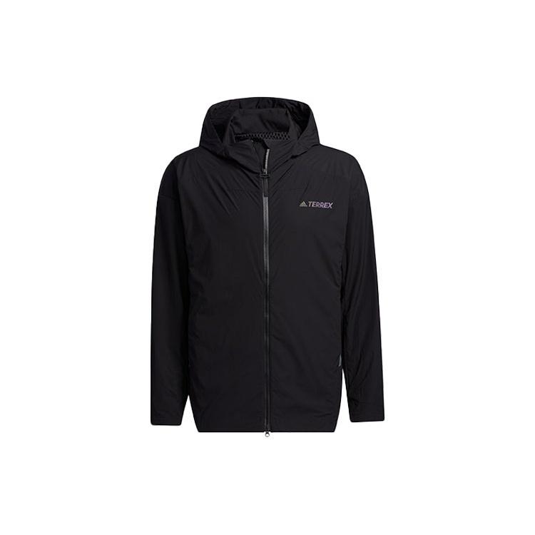 adidas Myshelter Windb Outdoor Sports Hooded Jacket Black Men s GN7620 M