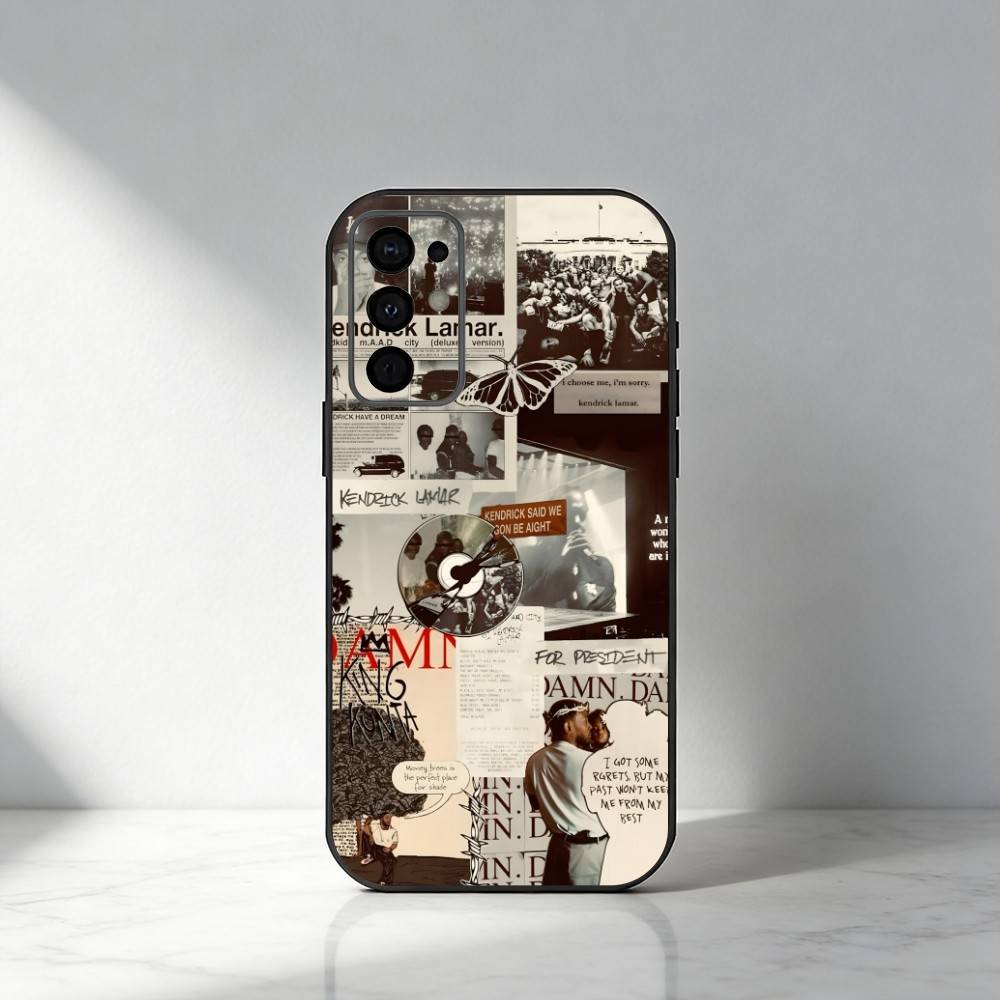 Rapper K-Kendrick L-Lamar Phone Case For Samsung S25,S24,S21,S22,S23,S30,Ultra,S20,Plus,Fe,Note,5G Black Cover