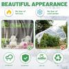 Thickened Transparent Rainproof Plastic Cloth for Gardens Plant Cold and Heat Insulation Tarpaulin for Rain Shelter