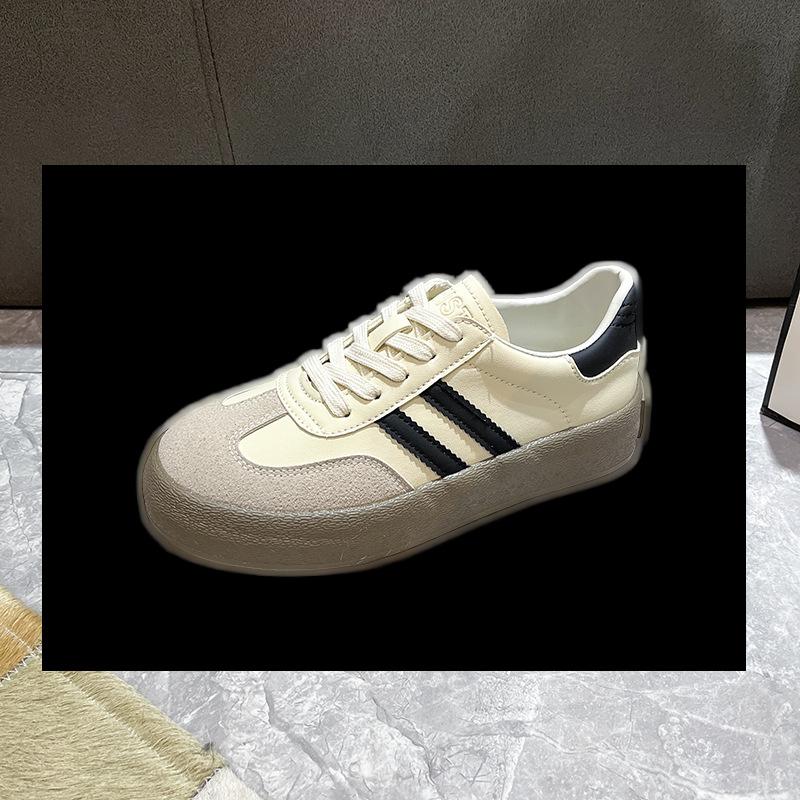 

Размер 35-44, женская обувь больших размеров 41, обувь на толстой подошве для полных ног, женская демисезонная повседневная студенческая обувь для пар, маленькие белые кроссовки, тренд 43 44