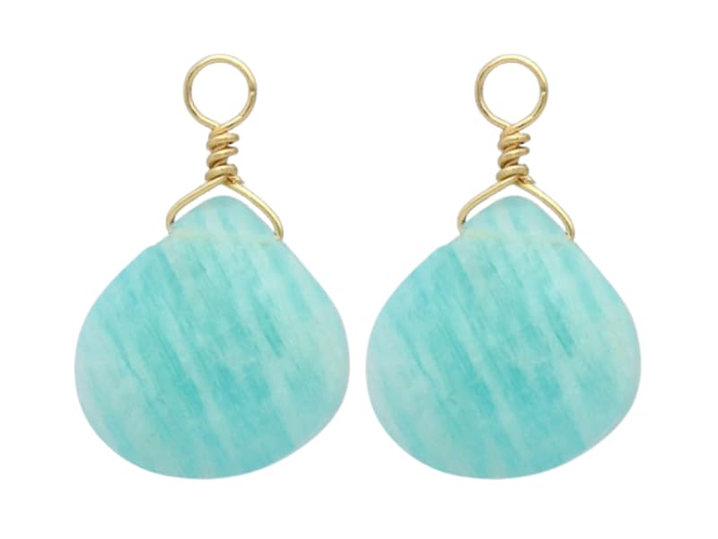 

Choose from 15 types of birthstone pair of made in Amazonite [Anytime With] charms, 2, Japan,