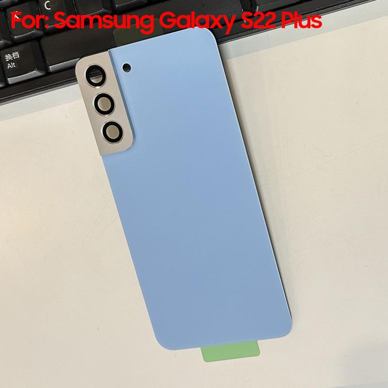 Glass Housing Back Cover Cases For SAMSUNG Galaxy S22Plus S22+ S22 Phone Rear Battery Door Phone Cover Back Cover with Tool