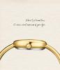 Yalalusi Gold Vintage Damen Minimalistische Quarz Oval Armbanduhr
