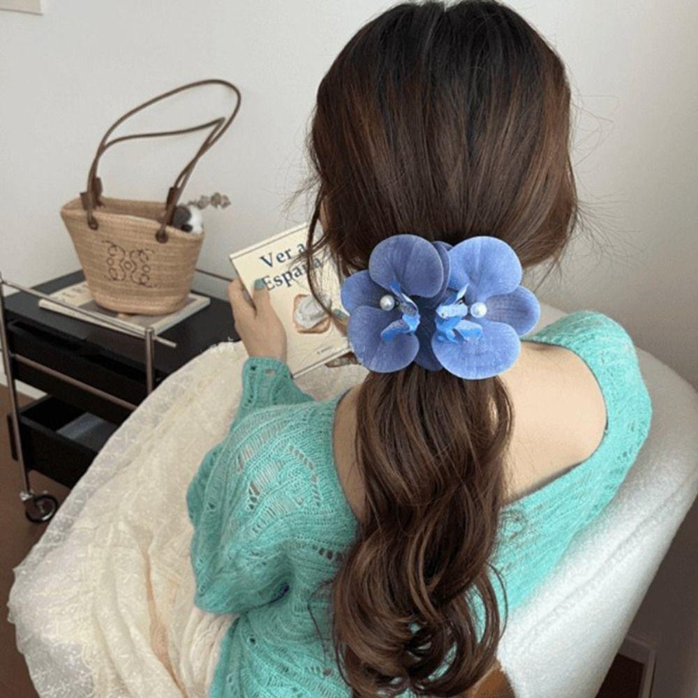 Korean Style Seaside Vacation Headwear Sweet Flower Duckbill Clip Wedding Decoration