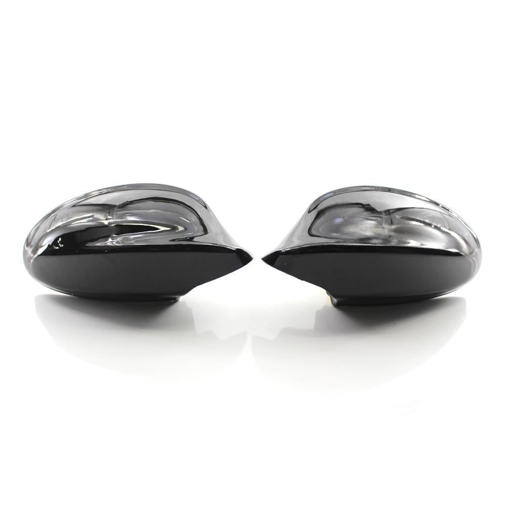 

ABS Carbon Fiber Colour Rearview Side Mirror Cover Cap For BMW E90 E91 2005-2007 E92 E93 2006-2009 M3 Style E80 E81 E87 чорний