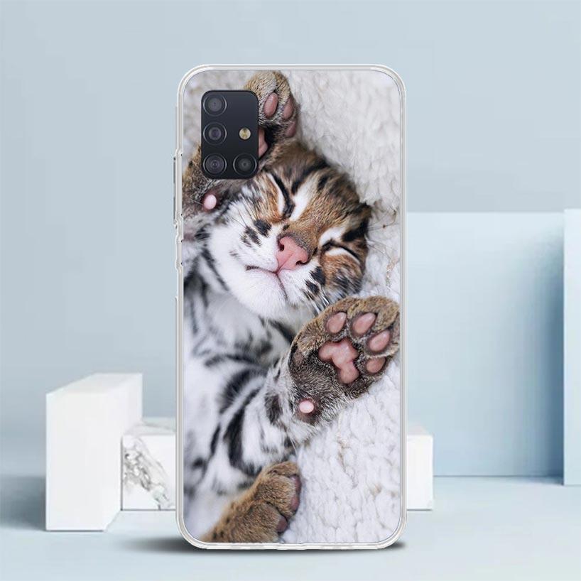 

Розовая Мягкая Накладка-Лапка Кота для Чехла Телефона Samsung Galaxy A12 A22 A32 A52 A72 A02S Note 20 Ultra 10 S10 Plus A51 A71 A50S A20S Samsung A10S