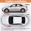 Car Door Edge Guards 65.6Ft 20m Rubber Seal U Shape Door Protection Trim for Cars Trucks SUVs Durable Weatherproof Edge Guards