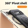 For Google Pixel 8 Pro Case Compatible with MagSafe Ring Kickstand TPU+Acrylic Back Cover