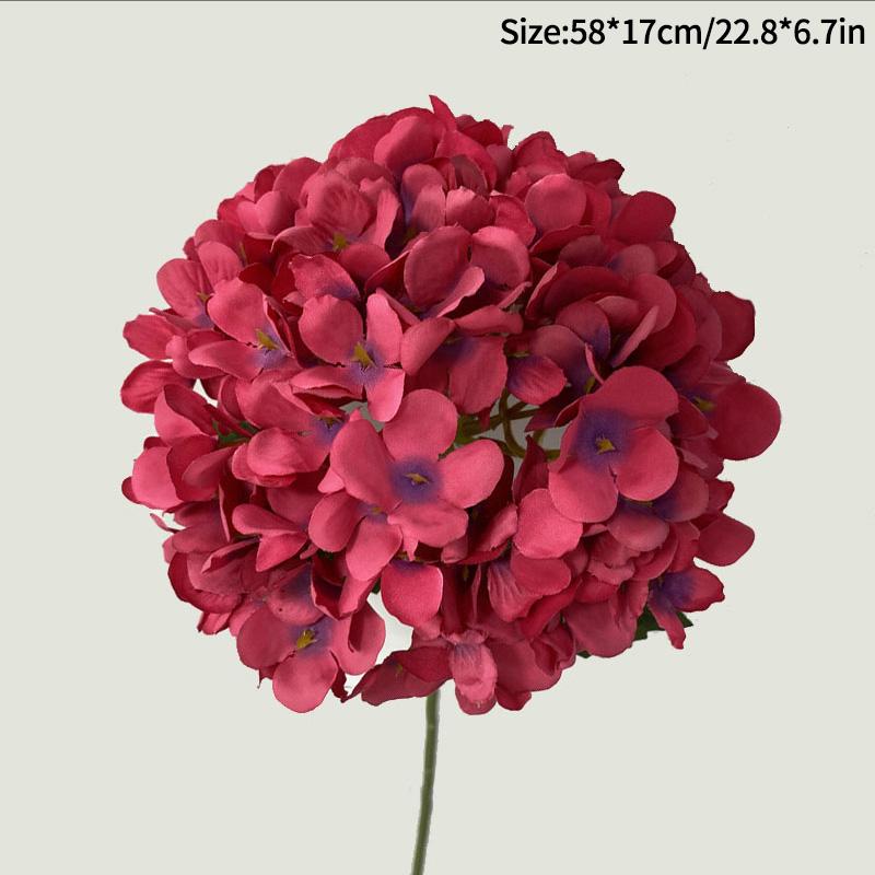 Artificial Flowers Silk Hydrangea Fake Flower Wedding Bridal Bouquet Arrangement Home Christmas Decor Hortensia Artificiales