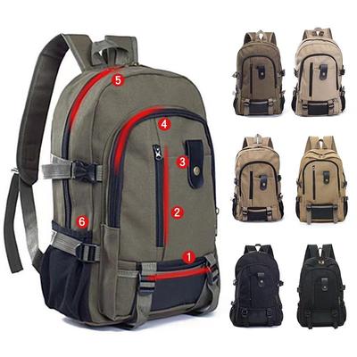 2024 New Men's Backpack Leisure Travel Rucksack Large Capacity Fashion Backpack Student Schoolbag
