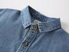 Boys' Handsome Summer 2026 Denim Short-Sleeved Shirt