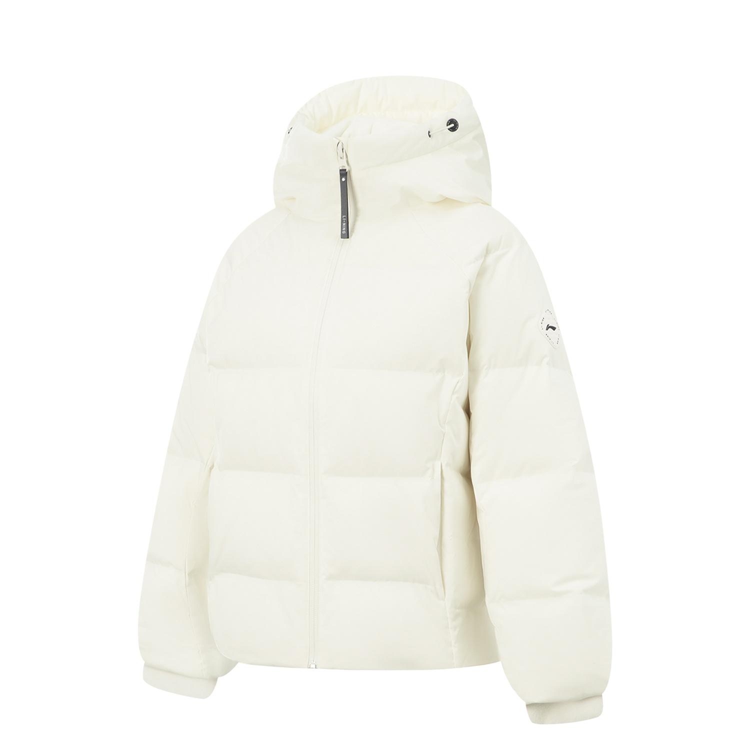 

Li-Ning Fitness Series Warm Water-Resistant Three-Dimensional Hooded Down Jacket Women Outerwear AYMV198-5 S