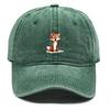 Lovely Fox Print Unisex Snapback Baseball Cap Lightweight Man's Cap Slouchy Adjustable Sun Hat Perfect For Outdoor Sports