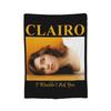 Sängerin Clairo Decke Fleece Frühling Herbst   Multifunktionale Weiche Überwurfdecken für Sofa Reise Teppich Stück