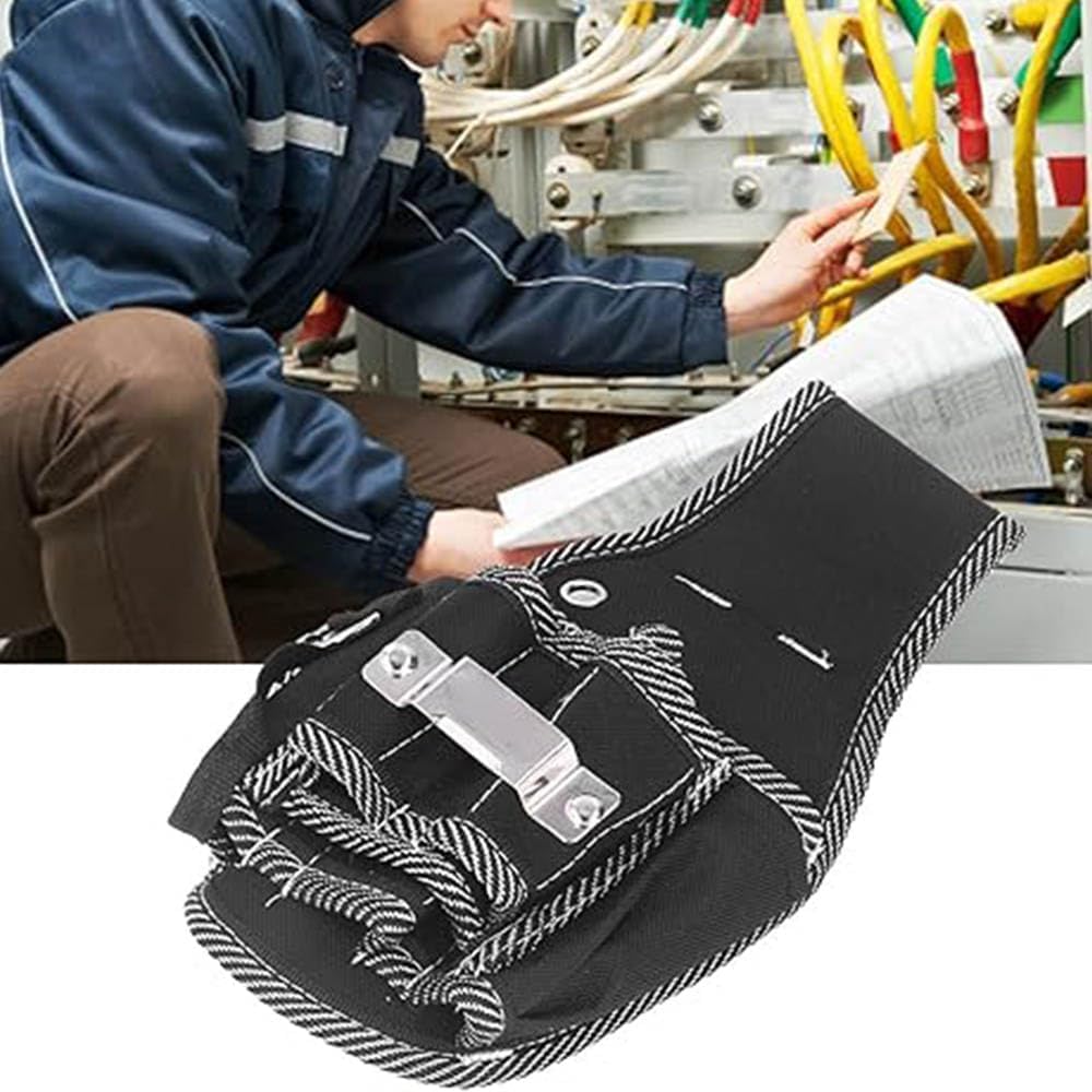 Tool Tool Waist Nail Belt Screwdriver Holder and Organizer, Bag, Pocket, Pouch, Pouch, Pliers, (black White)