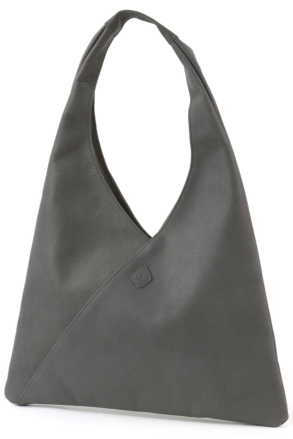 

Triangle Tote Bag Genuine Leather Gray [Credran] CR-CL3714-GY сірий колір