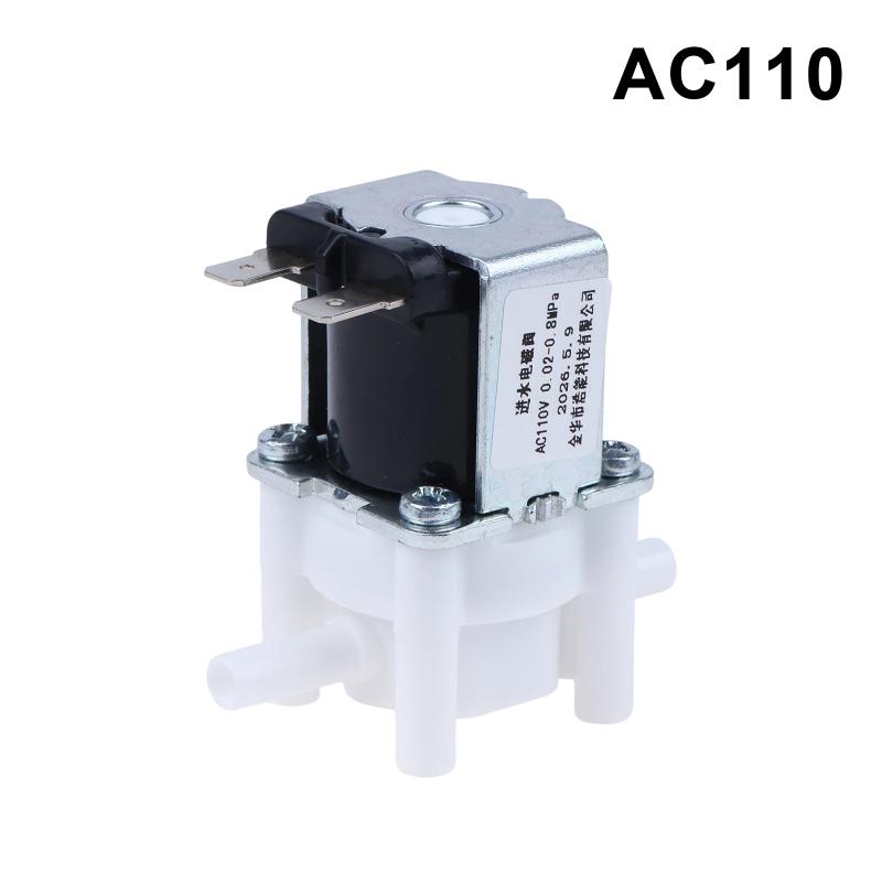 Electric Plastic Solenoid For Valve Dc12V 24V 36V 48V Ac110V 220V 1/4" Normal Closed Inlet Water Control Valve Controller Switch