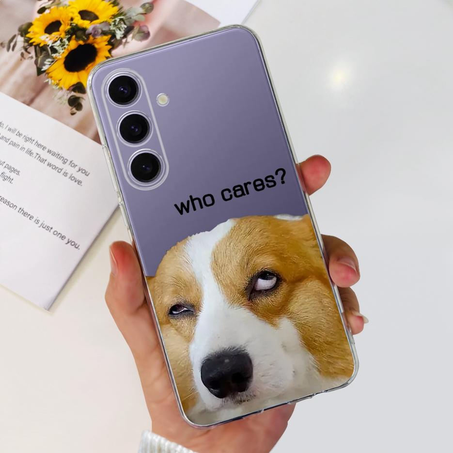 For Samsung Galaxy S24 Plus Case SM-S926B Cute Fashion Painted Cover Soft Slim Phone Case For Samsung S24 Ultra S 24 S24+ Fundas