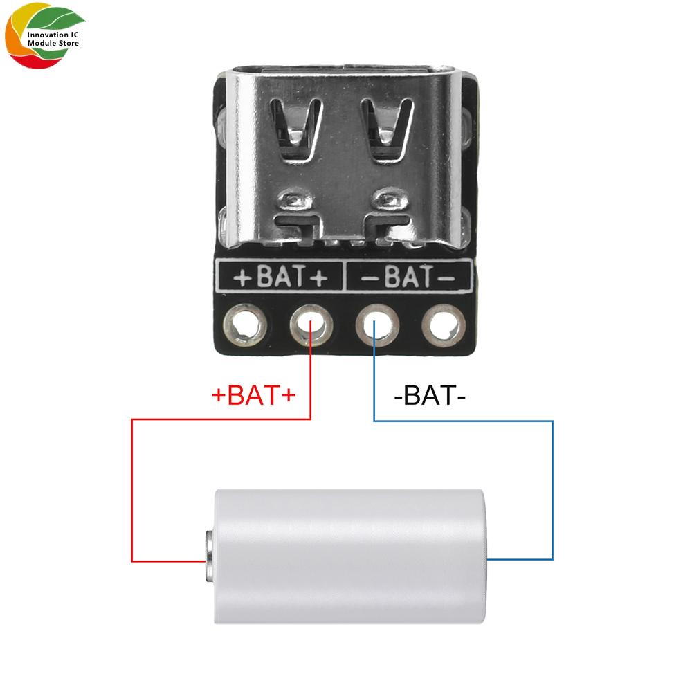 DC 5V MINI Single-Cell Lithium Battery Charging Module Suitable for Lithium Batteries/Lithium Iron Phosphate Batteries