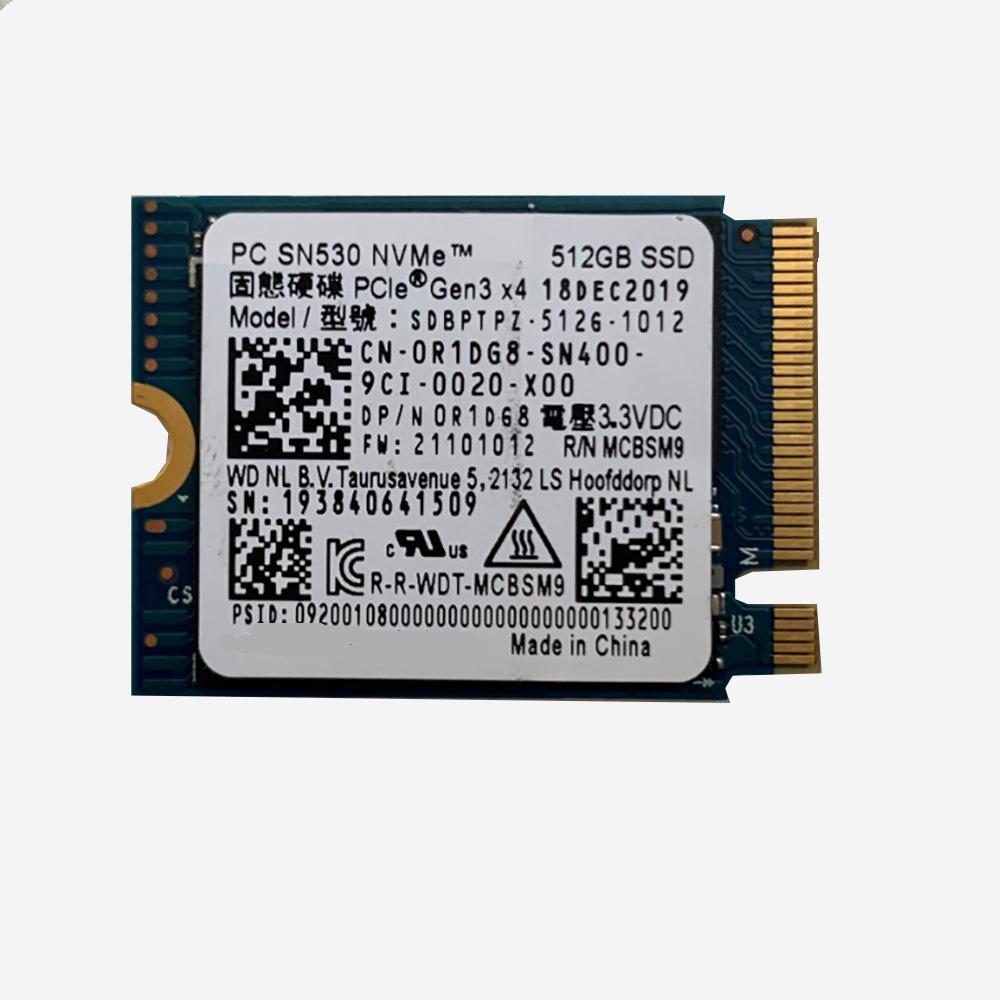 SN530 m.2 2230 SSD 512G NVMe PCIe for Microsoft Surface Pro X Surface Laptop 3