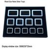 Stainless Steel Transparent Gemstone Display Box for Loose Diamonds and Colored Stones