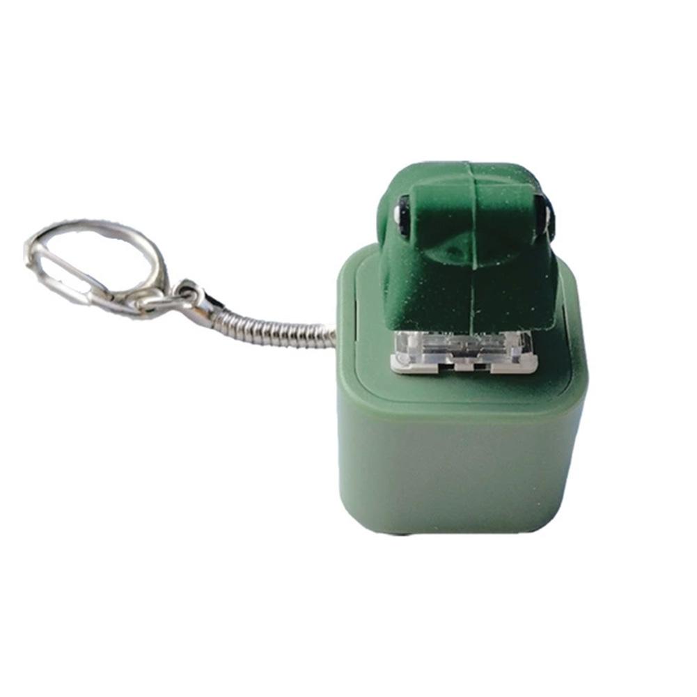 Frogs and Pig Fidgety Toy Pig Keyboard Keycap Regulator Rattle Button Sound Keychain Can Emit Light Decorative Ornament