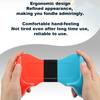 Universell für Switch Lite Spielekonsolen-Controller Gamepad Ergonomischer Handgriff mit Ständer Rot blau