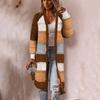 Autumn and Winter Fashion Women's Cardigan Mid-length Knitted Sweater for Women
