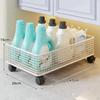 Organizzatore Sottolavello, 47x28x15cm, 1 Livello Metallo da Banco Multiuso Storage Bagno
