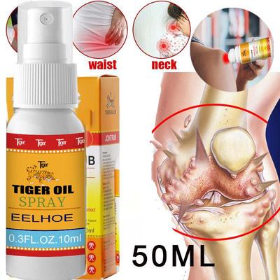 Snabb, långvarig och kraftfull aktuell för rygg, användbar kinesisk svullnad Thailand Tiger Oil Spray Olja Smärta Muskel Knä Spray