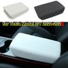 For Tesla Model 3 Y 2023 2025 Armrest Protector Box Cover White Soft TPE Center Console Panel Pad M3H Highland 2024 Accessories