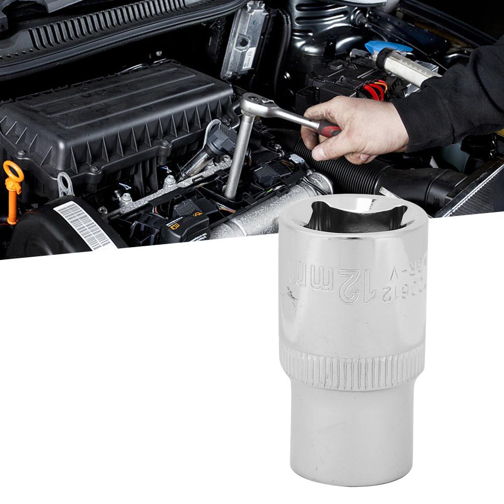 12mm Metric Hex Socket Chrome Vanadium Steel Bolt Nut Removal Tool