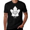 Maple Leafs Just Once Dark Tshirt Basic Simple Design Short Sleeve Shirt